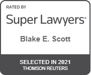 Rated By Super Lawyers | Blake E. Scott